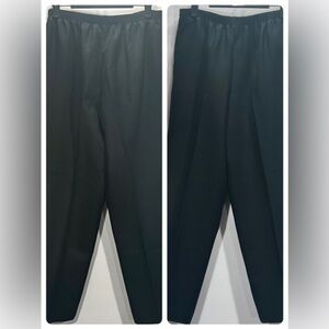 ALFRED DUNNER BLACK ELASTIC WAIST PANTS SIZE 12P